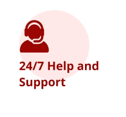 help and support 24/7
